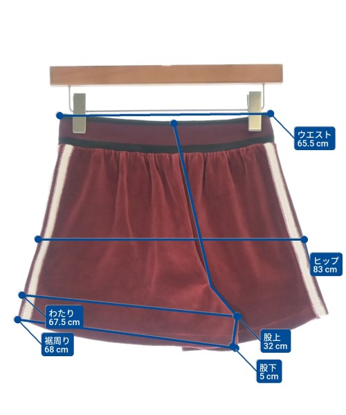 GUCCI（グッチ）ショートパンツ 赤 サイズ:XS レディース/2200679442073