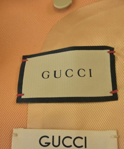 GUCCI（グッチ）テーラードジャケット オレンジ サイズ:52(XXL位) レディース/2200655472186
