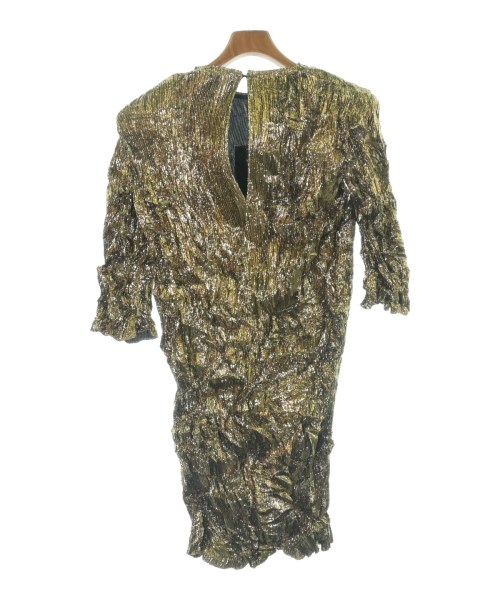 GUCCI（グッチ）ワンピース ゴールド サイズ:42(M位) レディース/2200655472209