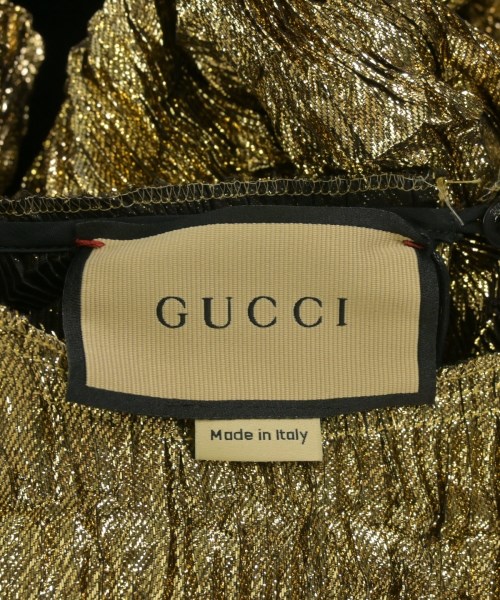 GUCCI（グッチ）ワンピース ゴールド サイズ:42(M位) レディース/2200655472209