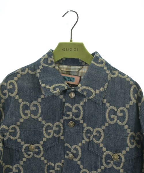GUCCI（グッチ）デニムジャケット 紺 サイズ:44(S位) メンズ/2200679613015