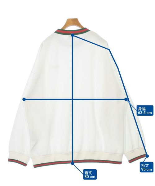 GUCCI（グッチ）スウェット 白 サイズ:XL メンズ/2200679893011