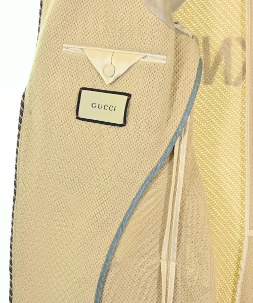 GUCCI（グッチ）テーラードジャケット ベージュ サイズ:46(M位) メンズ/2200680453013