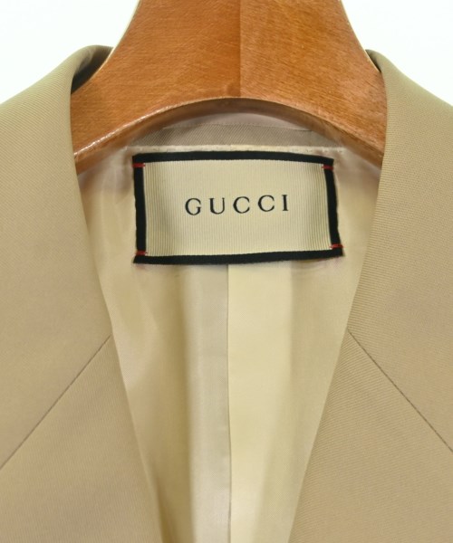 GUCCI（グッチ）テーラードジャケット ベージュ サイズ:44(S位) メンズ/2200680453020