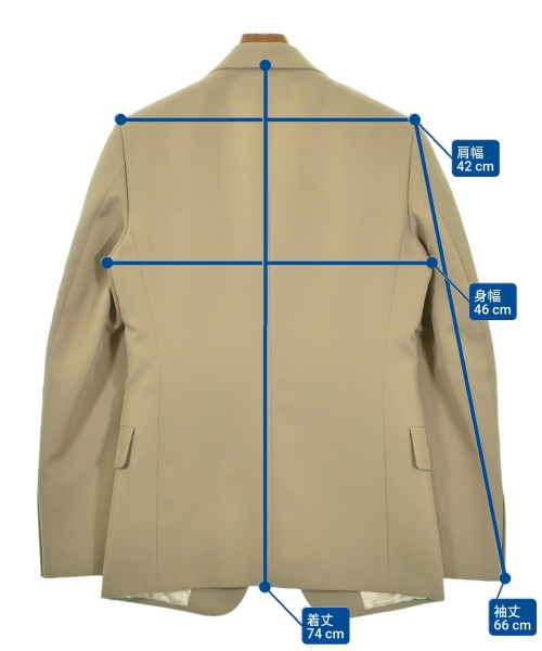 GUCCI（グッチ）テーラードジャケット ベージュ サイズ:44(S位) メンズ/2200680453020