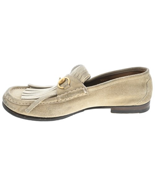 GUCCI（グッチ）ビジネス・ドレスシューズ ベージュ サイズ:UK9 1/2(28cm位) メンズ/2200680697035