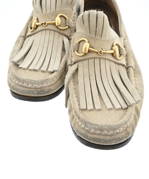 GUCCI（グッチ）ビジネス・ドレスシューズ ベージュ サイズ:UK9 1/2(28cm位) メンズ/2200680697035