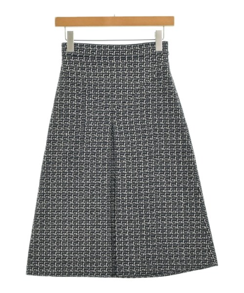 GUCCI(グッチ)ひざ丈スカート 黒 サイズ:36(XS位)/2200675018081