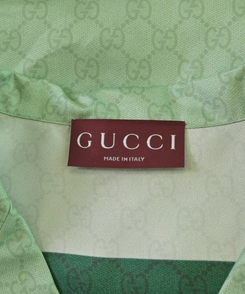GUCCI（グッチ）カジュアルシャツ 緑 サイズ:48(L位) メンズ/2200681140035