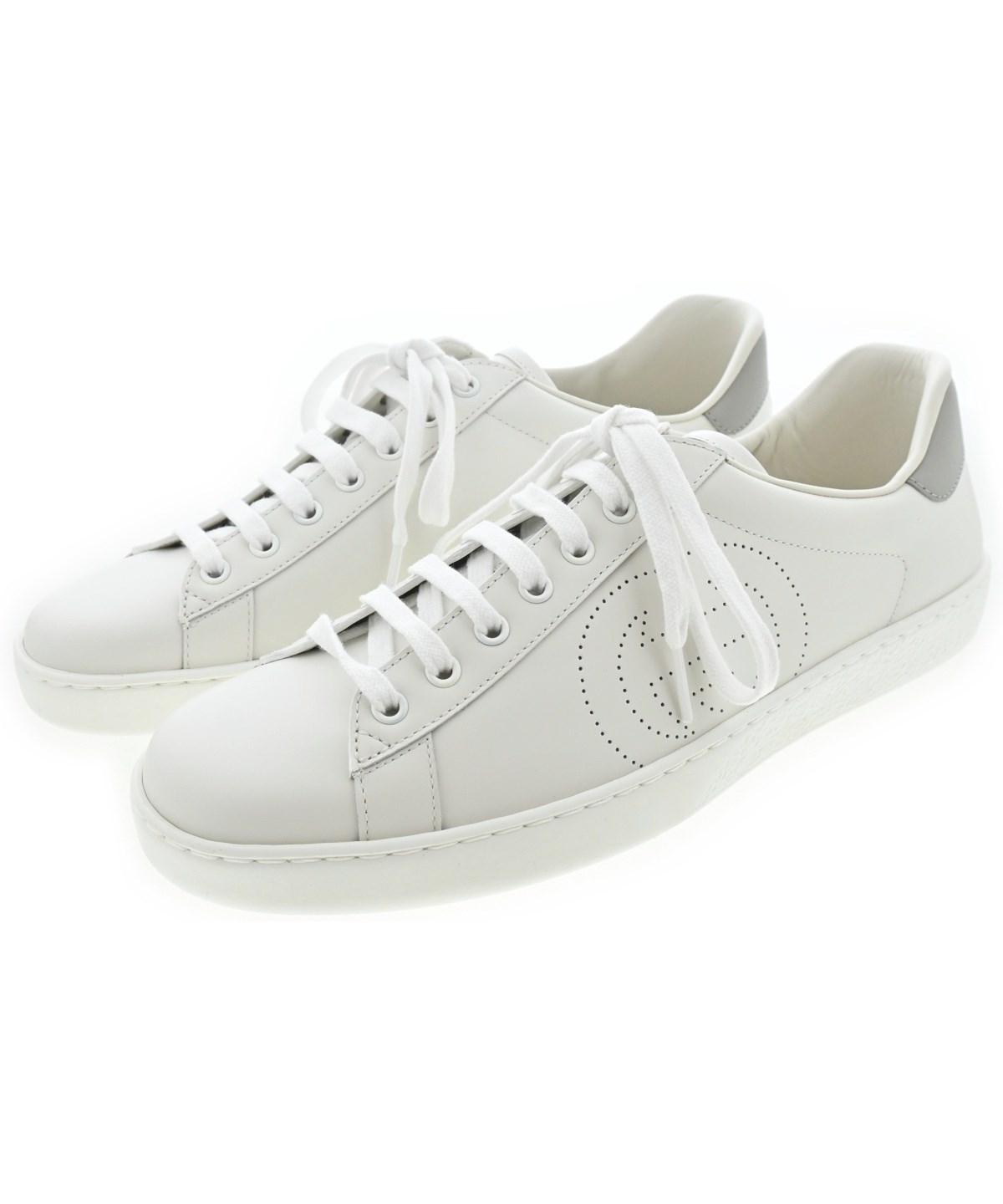 靴 GUCCI GUCCI（グッチ）スニーカー 白 サイズ:UK9(27.5cm位) メンズ
