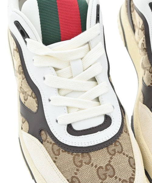 GUCCI（グッチ）スニーカー ベージュ サイズ:UK8(26.5cm位) メンズ/2200681344068
