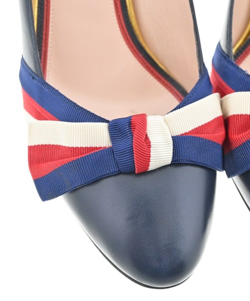GUCCI（グッチ）パンプス 紺 サイズ:EU38(24.5cm位) レディース/2200681791053
