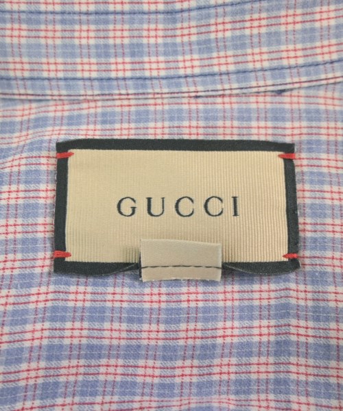 GUCCI（グッチ）カジュアルシャツ 青 サイズ:48(L位) メンズ/2200682228015