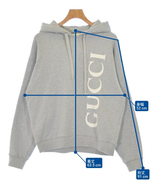 GUCCI（グッチ）パーカー グレー サイズ:S メンズ/2200691189116