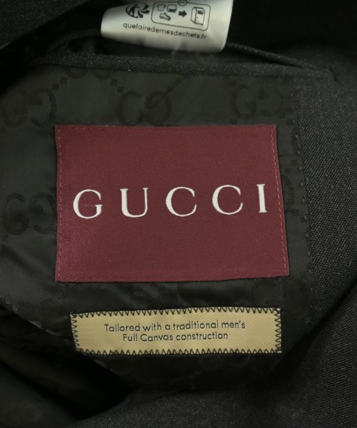GUCCI（グッチ）テーラードジャケット グレー サイズ:38(S位) レディース/2200693588030