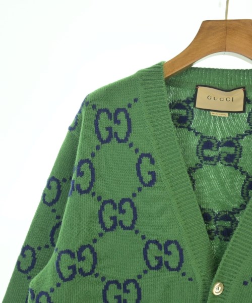 GUCCI（グッチ）カーディガン 緑 サイズ:M レディース/2200693588047