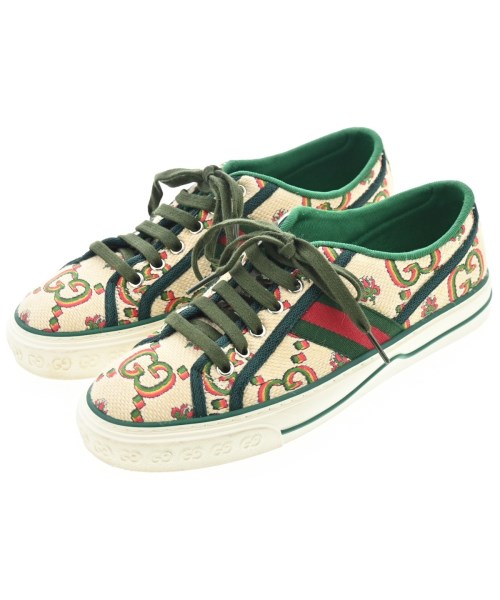 GUCCI(グッチ)スニーカー ベージュ サイズ:EU38 1/2(25cm位)/2200693588078