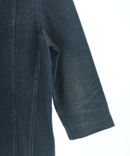 GUCCI（グッチ）ノーカラージャケット 紺 サイズ:36(XS位) レディース/2200693874058