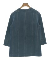 GUCCI（グッチ）ノーカラージャケット 紺 サイズ:36(XS位) レディース/2200693874058