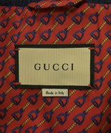 GUCCI（グッチ）ノーカラージャケット 紺 サイズ:36(XS位) レディース/2200693874058