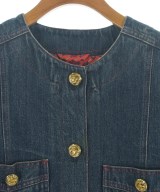 GUCCI（グッチ）ノーカラージャケット 紺 サイズ:36(XS位) レディース/2200693874058