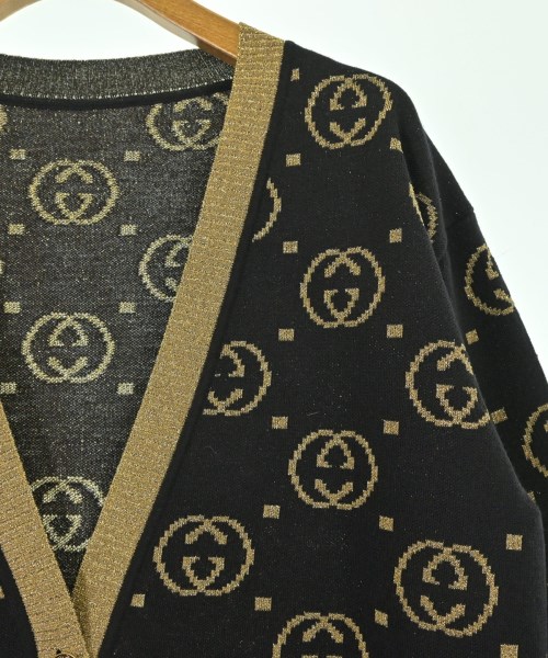 GUCCI（グッチ）カーディガン 黒 サイズ:-(XL位) レディース/2200693874171