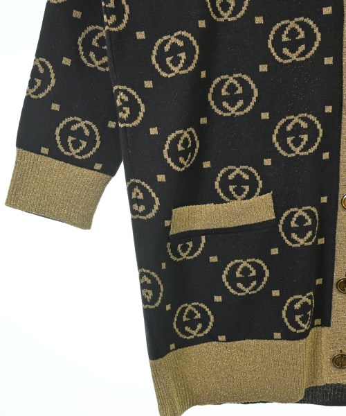 GUCCI（グッチ）カーディガン 黒 サイズ:-(XL位) レディース/2200693874171