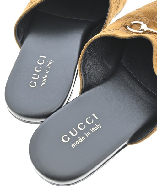 GUCCI（グッチ）サンダル 茶 サイズ:UK9(27.5cm位) メンズ/2200693976028