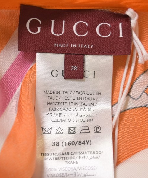 GUCCI（グッチ）ワンピース オレンジ サイズ:38(S位) レディース/2200694052011