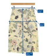 GUCCI（グッチ）ひざ丈スカート 黄 サイズ:38(S位) レディース/2200694268078