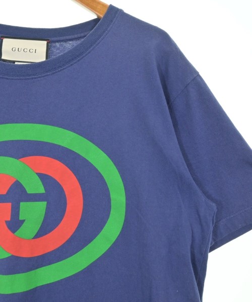 GUCCI（グッチ）Tシャツ・カットソー 紺 サイズ:M メンズ/2200693713210