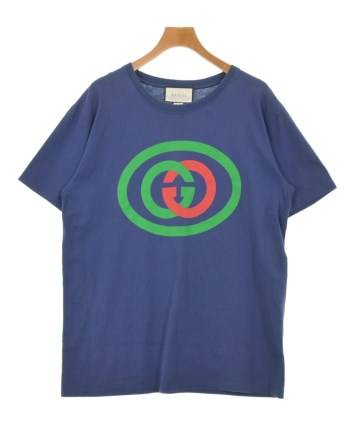 GUCCI（グッチ）Tシャツ・カットソー 紺 サイズ:M メンズ