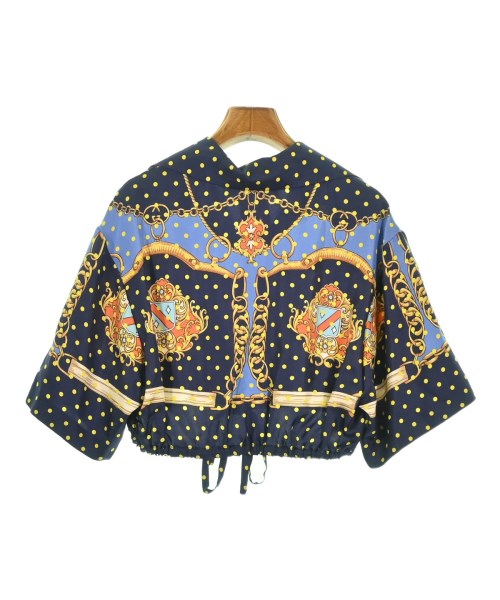 GUCCI（グッチ）ブラウス 紺 サイズ:38(S位) レディース/2200694927081