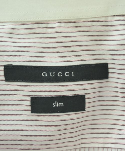 GUCCI（グッチ）ドレスシャツ ピンク サイズ:S メンズ/2200694973125