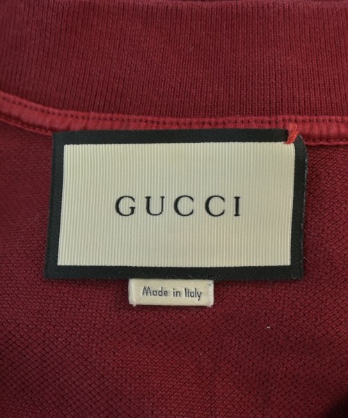 GUCCI（グッチ）ポロシャツ 赤 サイズ:-(M位) メンズ/2200691578026