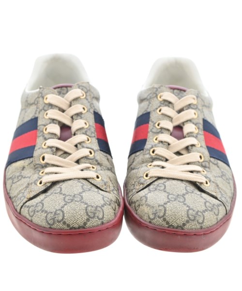 GUCCI（グッチ）スニーカー ベージュ サイズ:UK10 1/2(29cm位) メンズ/2200696291159