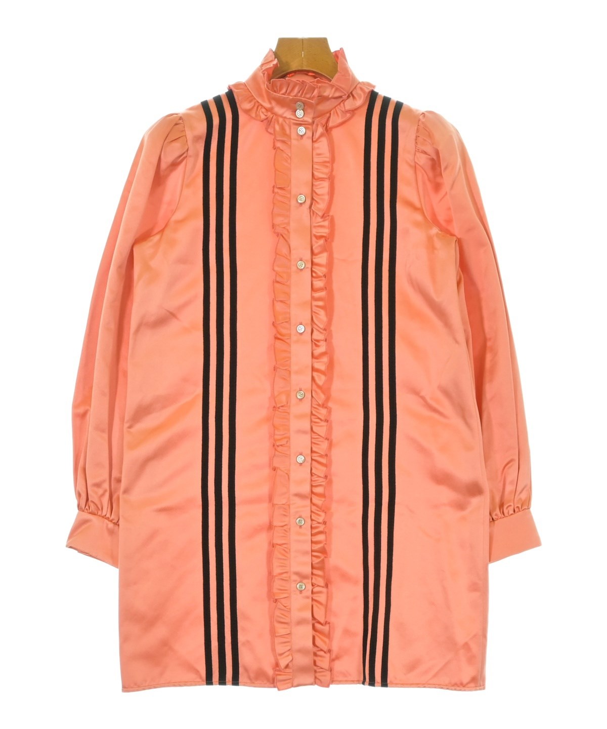 GUCCI（グッチ）シャツワンピース オレンジ サイズ:40(M位) レディース