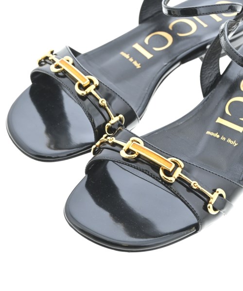 GUCCI（グッチ）サンダル 黒 サイズ:EU37(23.5cm位) レディース/2200690287080