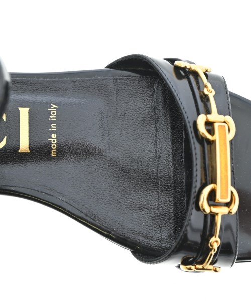 GUCCI（グッチ）サンダル 黒 サイズ:EU37(23.5cm位) レディース/2200690287080