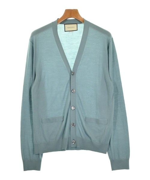 GUCCI(グッチ)カーディガン 青 サイズ:M/2200697213013