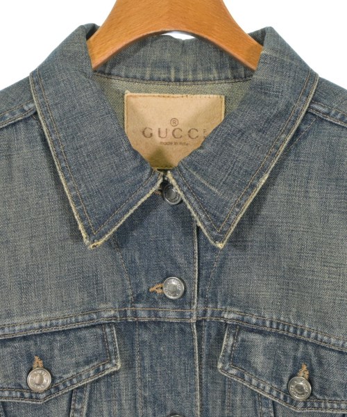 GUCCI（グッチ）デニムジャケット 青 サイズ:-(M位) レディース/2200693222125