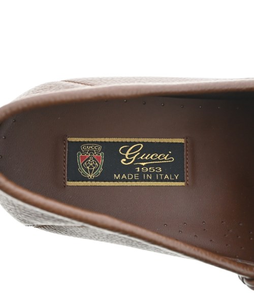 GUCCI（グッチ）ビジネス・ドレスシューズ 茶 サイズ:6(25cm位) メンズ/2200698181052