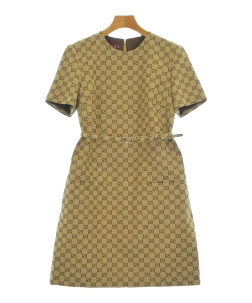 GUCCI(グッチ)ワンピース ベージュ サイズ:40(M位)/2200698540040