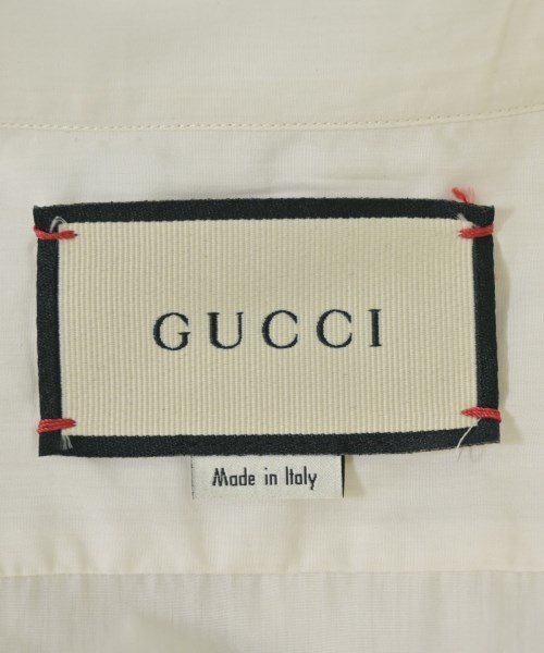 GUCCI（グッチ）ドレスシャツ 白 サイズ:40(L位) メンズ/2200696917011