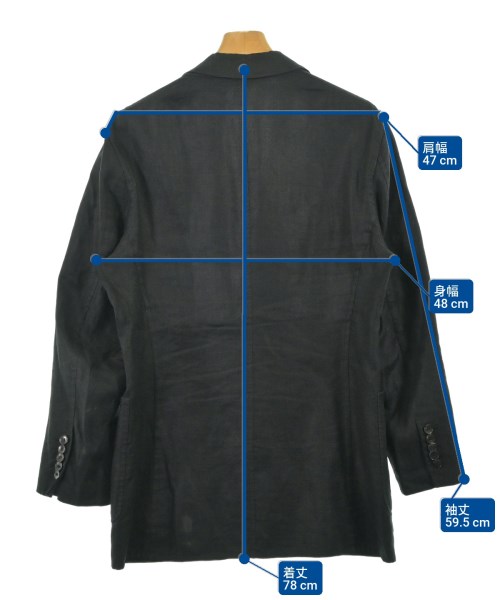 GUCCI（グッチ）テーラードジャケット 黒 サイズ:50(XL位) メンズ/2200698851030