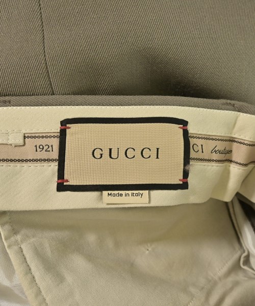 GUCCI（グッチ）クロップドパンツ 茶 サイズ:44(S位) メンズ/2200695536060