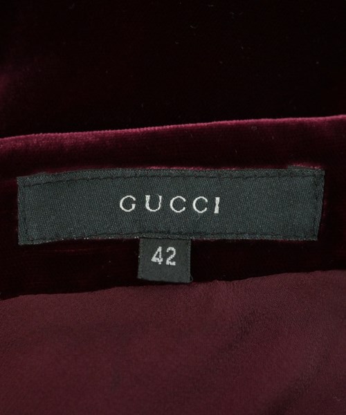 GUCCI（グッチ）ロング・マキシ丈スカート 赤 サイズ:42(M位) レディース/2200696819032