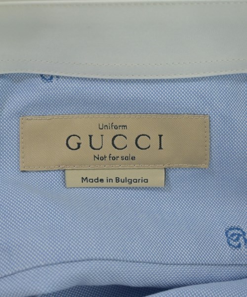 GUCCI（グッチ）カジュアルシャツ 青 サイズ:39(M位) メンズ/2200700716043