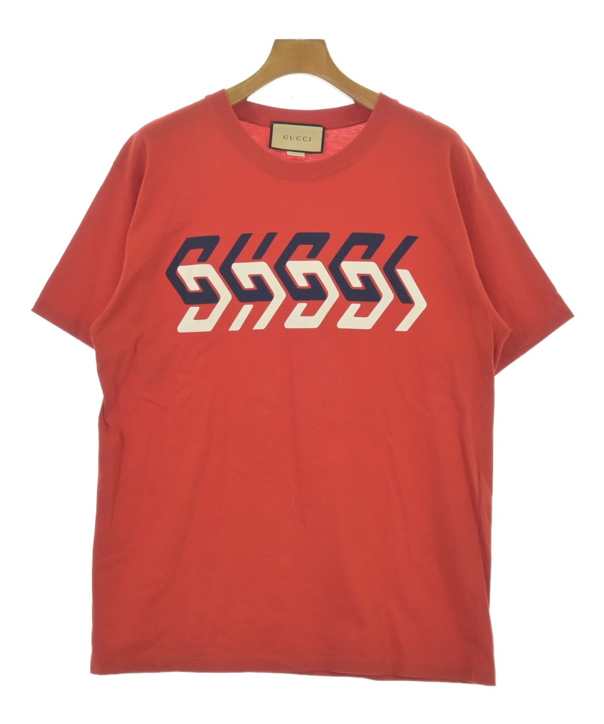 GUCCI（グッチ）Tシャツ・カットソー 赤 サイズ:S メンズ