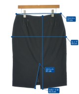 GUCCI（グッチ）ひざ丈スカート 黒 サイズ:44(L位) レディース/2200699056076